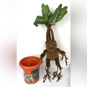 Harry Potter The Noble Collection Electronic Plush Mandrake Herbology Screams